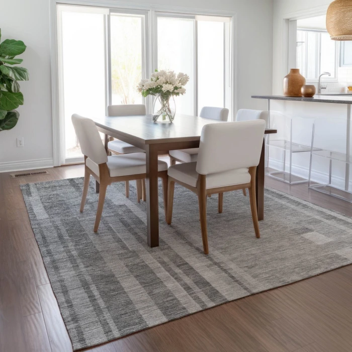 Addison Rugs Chantille Gray ACN1063 8ft. x 10ft. Rect. Rug