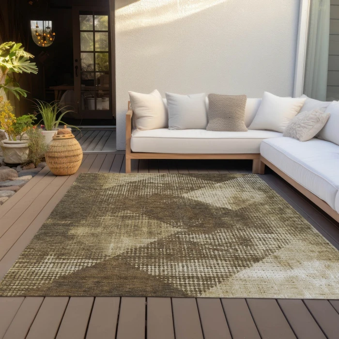 Addison Rugs Chantille Brown ACN1065 5ft. x 7ft.6in. Rect. Rug