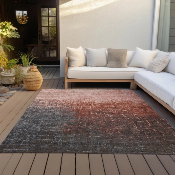 Addison Rugs Chantille Orange ACN1066 8ft. x 10ft. Rect. Rug