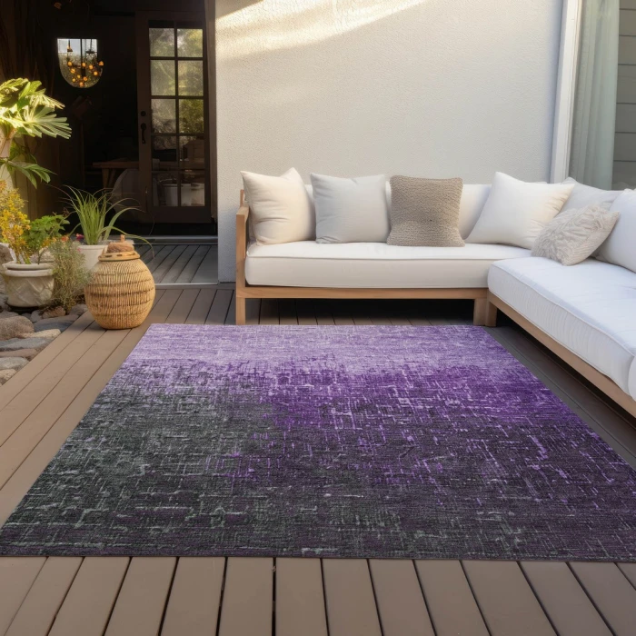 Addison Rugs Chantille Purple ACN1066 9ft. x 12ft. Rect. Rug
