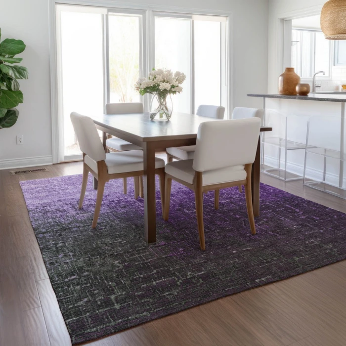 Addison Rugs Chantille Purple ACN1066 9ft. x 12ft. Rect. Rug