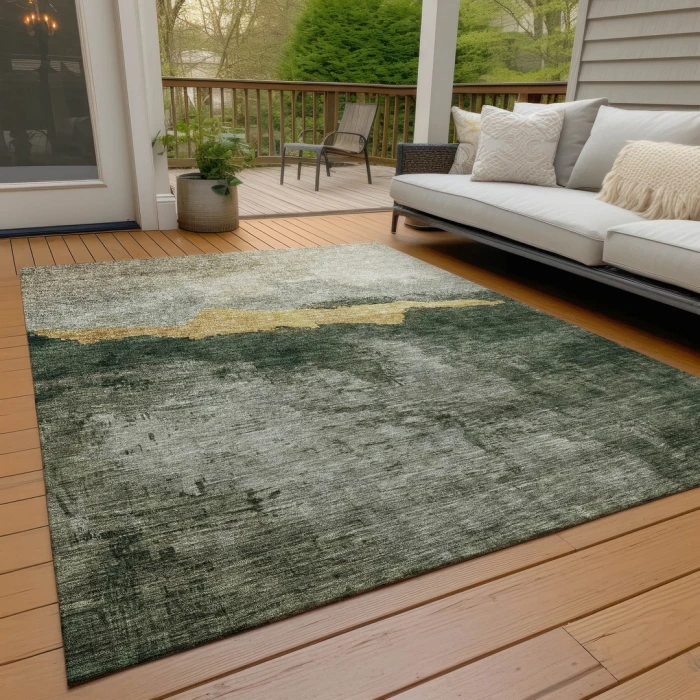 Addison Rugs Chantille Green ACN1069 8ft. x 10ft. Rect. Rug