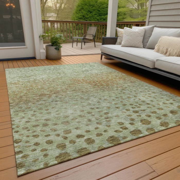 Addison Rugs Chantille Green ACN1074 5ft. x 7ft.6in. Rect. Rug