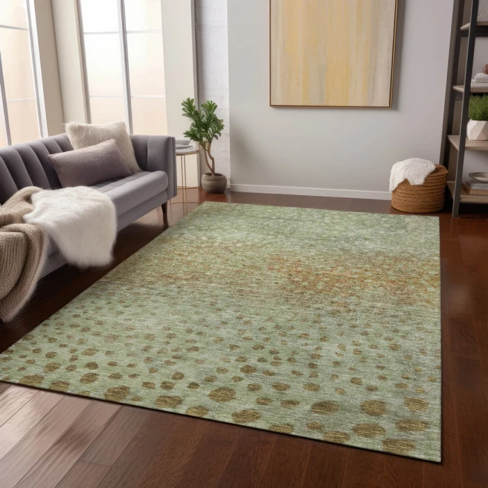 Addison Rugs Chantille Green ACN1074 5ft. x 7ft.6in. Rect. Rug