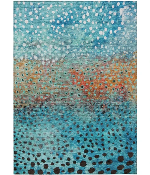 Addison Rugs Chantille Blue ACN1074 9ft. x 12ft. Rect. Rug