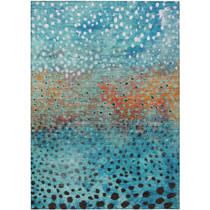 Addison Rugs Chantille Blue ACN1074 5ft. x 7ft.6in. Rect. Rug