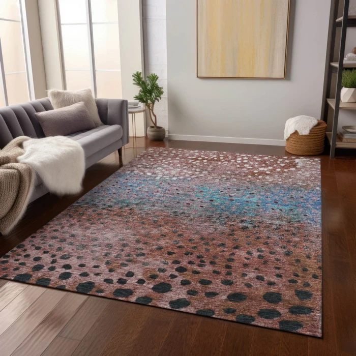 Addison Rugs Chantille Orange ACN1074 5ft. x 7ft.6in. Rect. Rug