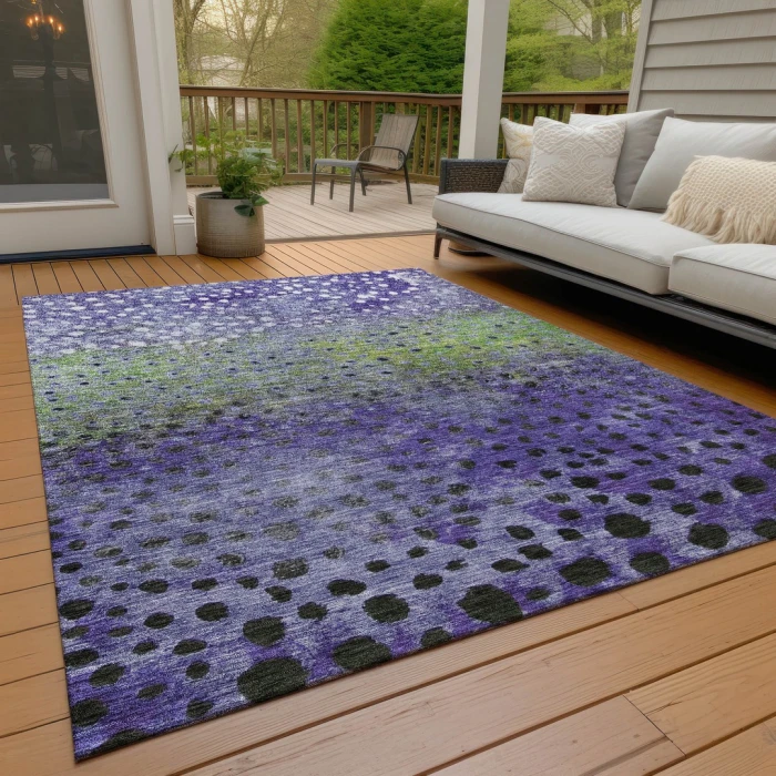 Addison Rugs Chantille Purple ACN1074 5ft. x 7ft.6in. Rect. Rug