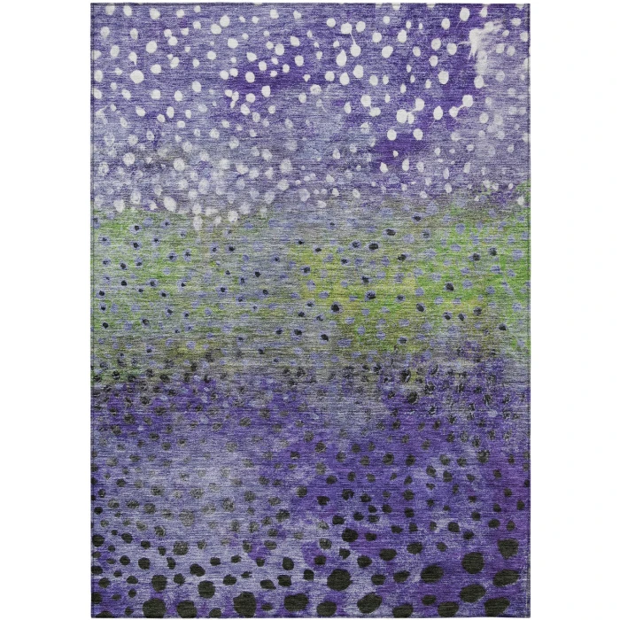 Addison Rugs Chantille Purple ACN1074 5ft. x 7ft.6in. Rect. Rug