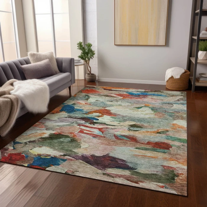 Addison Rugs Chantille Green ACN1075 9ft. x 12ft. Rect. Rug