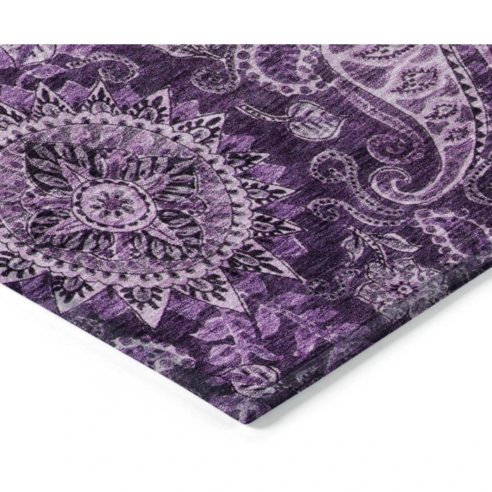 Addison Rugs Chantille Purple ACN1078 5ft. x 7ft.6in. Rect. Rug