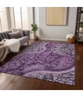 Addison Rugs Chantille Purple ACN1078 5ft. x 7ft.6in. Rect. Rug