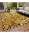 Addison Rugs Chantille Orange ACN1078 9ft. x 12ft. Rect. Rug