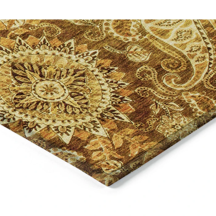 Addison Rugs Chantille Orange ACN1078 9ft. x 12ft. Rect. Rug