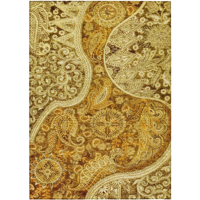 Addison Rugs Chantille Orange ACN1078 9ft. x 12ft. Rect. Rug