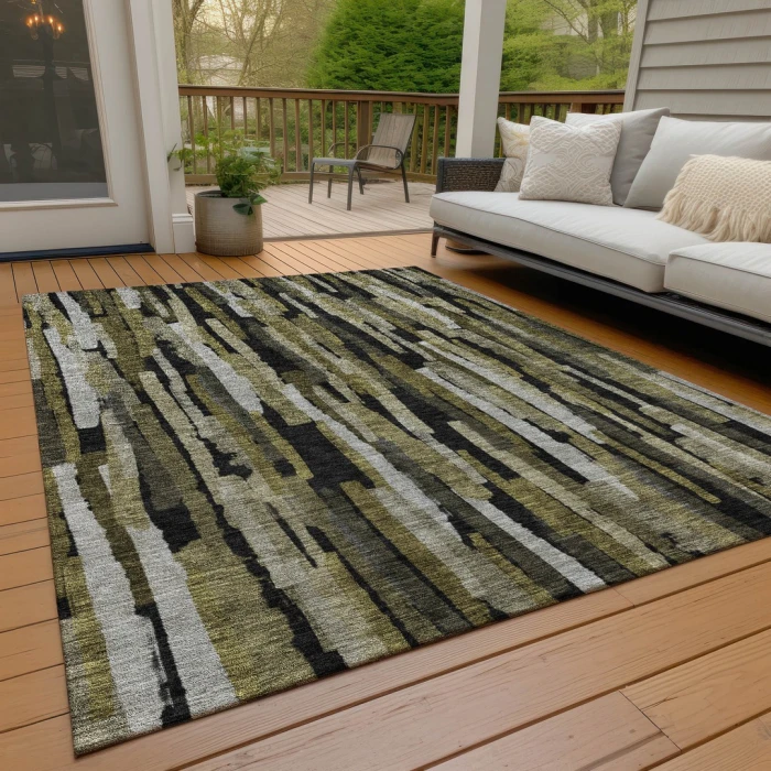 Addison Rugs Chantille Brown ACN1079 5ft. x 7ft.6in. Rect. Rug