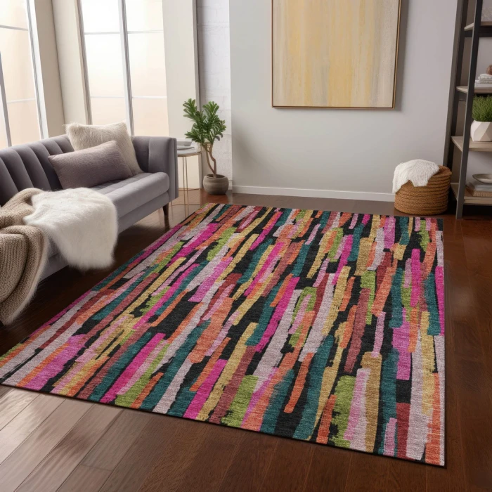 Addison Rugs Chantille Pink ACN1079 5ft. x 7ft.6in. Rect. Rug