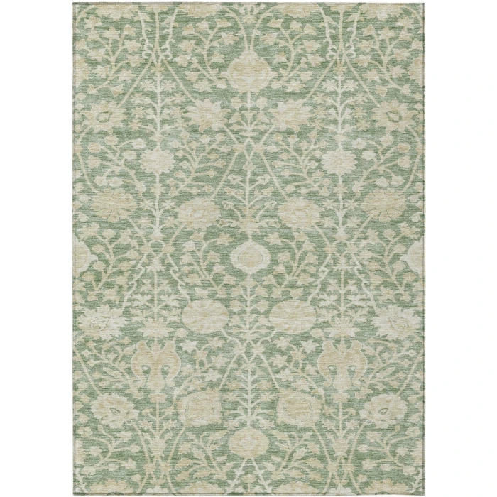 Addison Rugs Chantille Green ACN1086 9ft. x 12ft. Rect. Rug