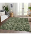 Addison Rugs Chantille Green ACN1087 5ft. x 7ft.6in. Rect. Rug