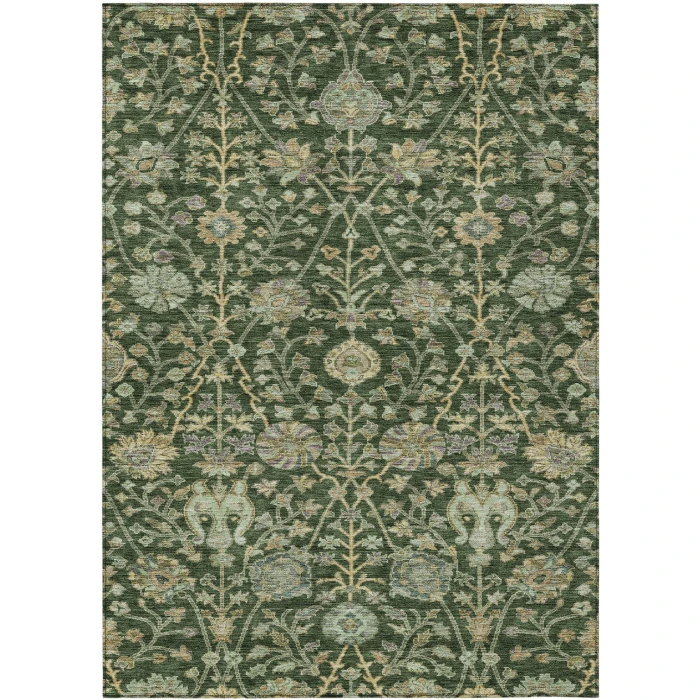 Addison Rugs Chantille Green ACN1087 5ft. x 7ft.6in. Rect. Rug