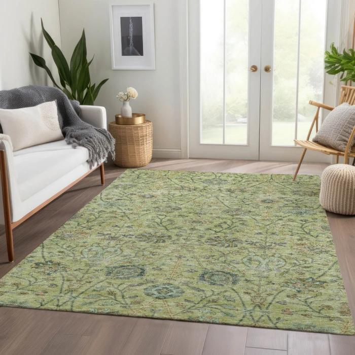 Addison Rugs Chantille Green ACN1087 8ft. x 10ft. Rect. Rug