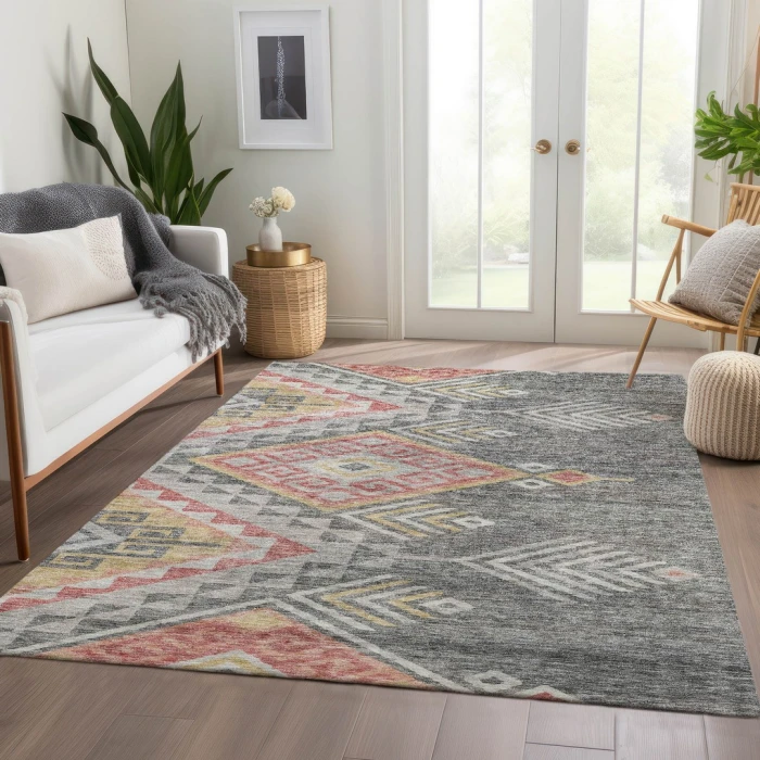 Addison Rugs Chantille Gray ACN1091 9ft. x 12ft. Rect. Rug
