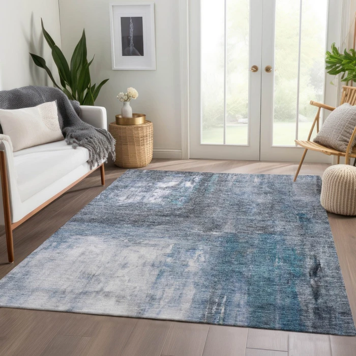 Addison Rugs Chantille Blue ACN1095 5ft. x 7ft.6in. Rect. Rug