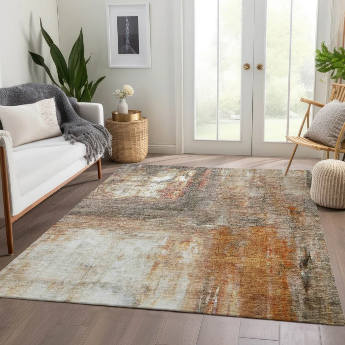 Addison Rugs Chantille Orange ACN1095 5ft. x 7ft.6in. Rect. Rug