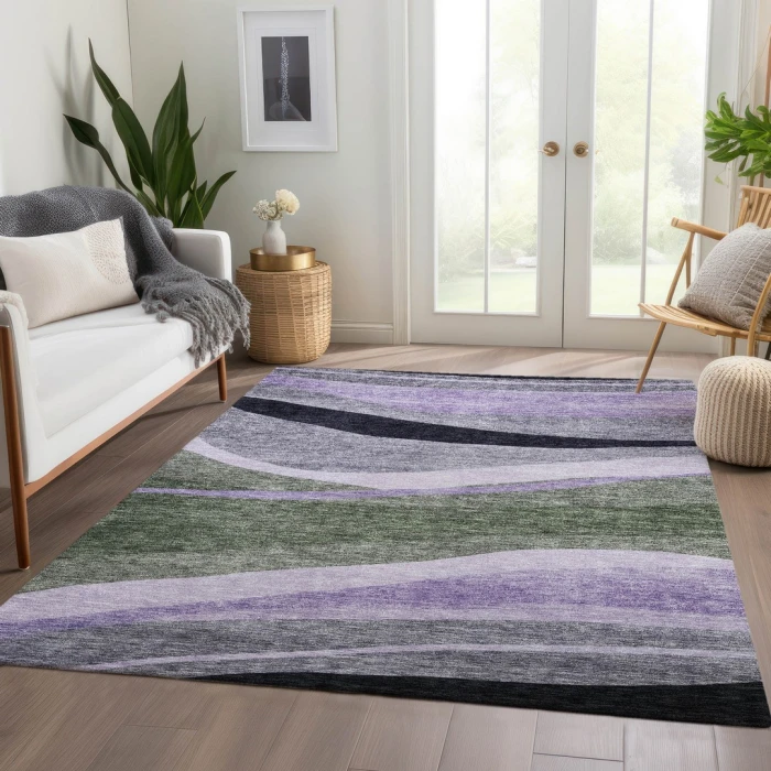Addison Rugs Chantille Green ACN1098 8ft. x 10ft. Rect. Rug