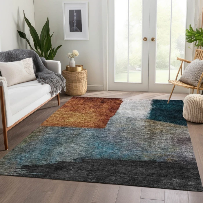 Addison Rugs Chantille Orange ACN1100 5ft. x 7ft.6in. Rect. Rug