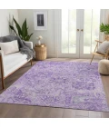 Addison Rugs Chantille Purple ACN1102 5ft. x 7ft.6in. Rect. Rug
