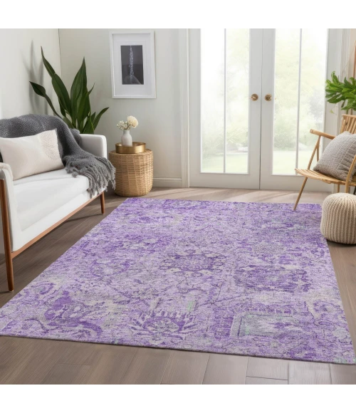 Addison Rugs Chantille Purple ACN1102 5ft. x 7ft.6in. Rect. Rug