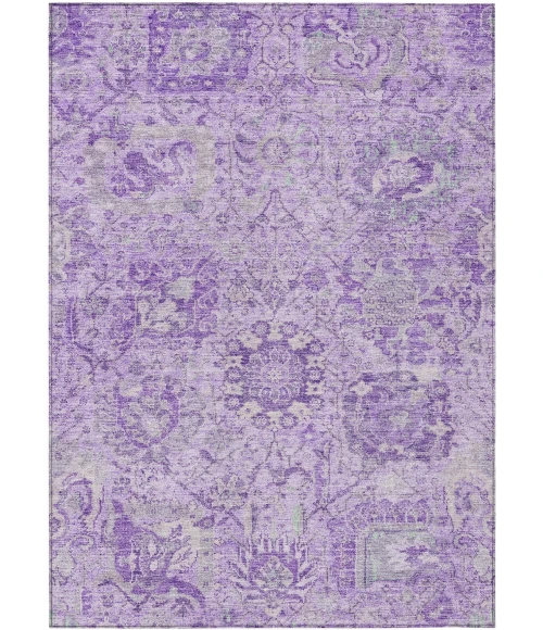 Addison Rugs Chantille Purple ACN1102 5ft. x 7ft.6in. Rect. Rug