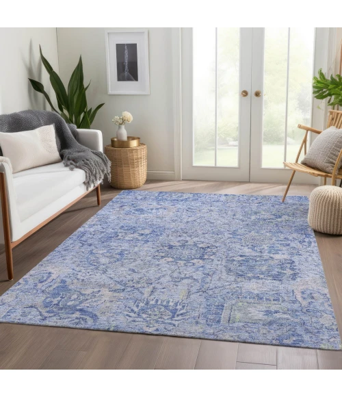 Addison Rugs Chantille Blue ACN1102 8ft. x 10ft. Rect. Rug