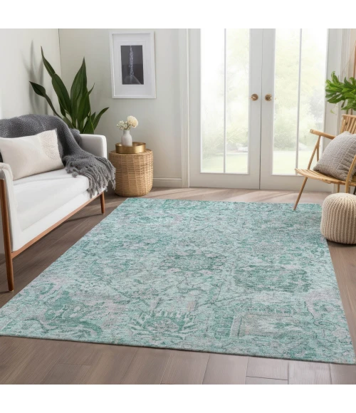 Addison Rugs Chantille Teal ACN1102 5ft. x 7ft.6in. Rect. Rug