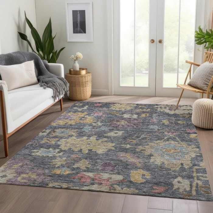 Addison Rugs Chantille Blue ACN1108 9ft. x 12ft. Rect. Rug