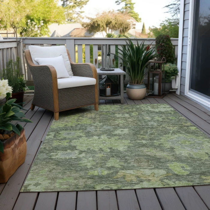 Addison Rugs Chantille Green ACN1108 5ft. x 7ft.6in. Rect. Rug