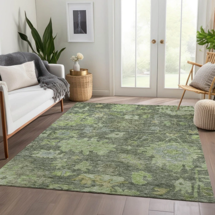 Addison Rugs Chantille Green ACN1108 5ft. x 7ft.6in. Rect. Rug