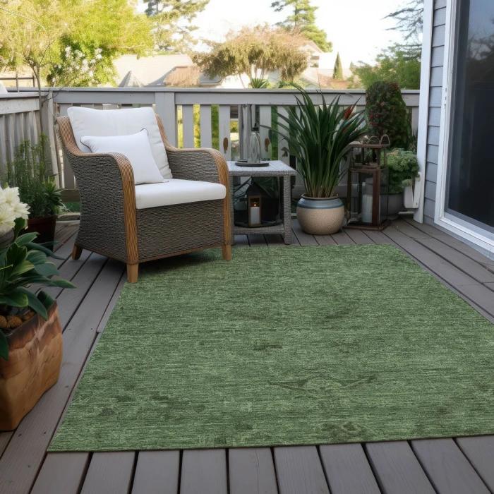 Addison Rugs Chantille Green ACN1111 8ft. x 10ft. Rect. Rug