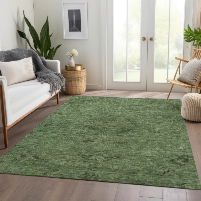 Addison Rugs Chantille Green ACN1111 8ft. x 10ft. Rect. Rug