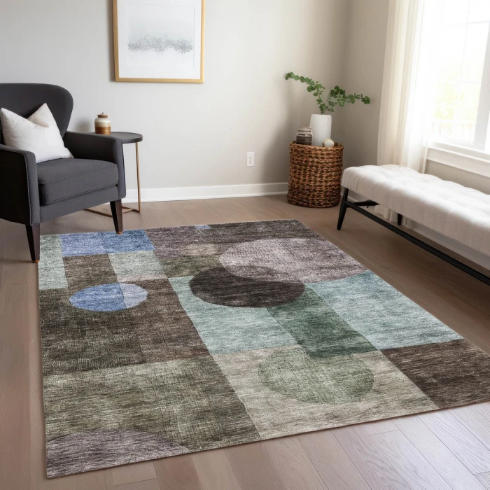 Addison Rugs Chantille Brown ACN1114 5ft. x 7ft.6in. Rect. Rug