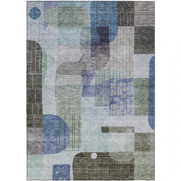 Addison Rugs Chantille Blue ACN1116 9ft. x 12ft. Rect. Rug