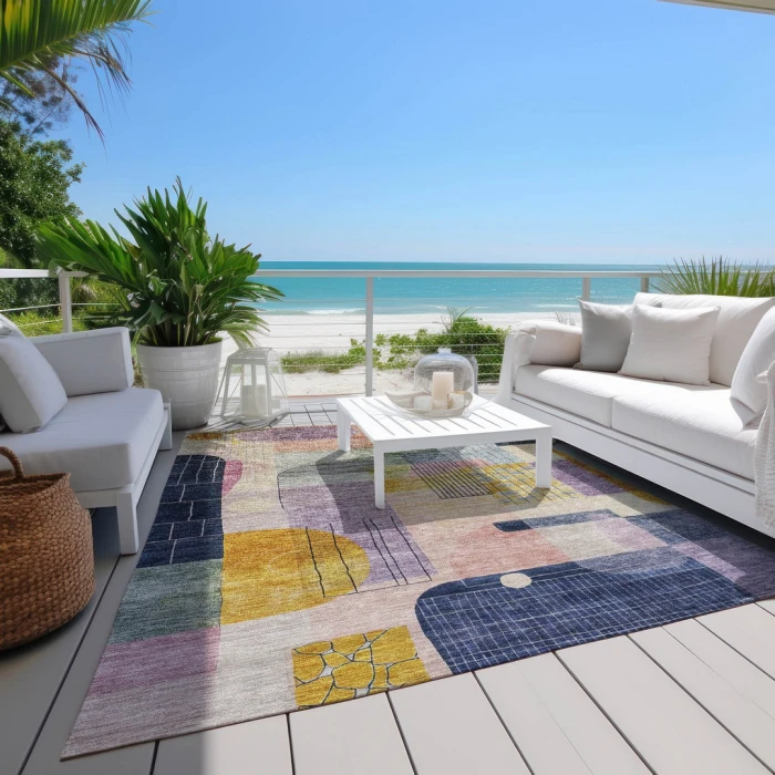 Addison Rugs Chantille Purple ACN1116 8ft. x 10ft. Rect. Rug