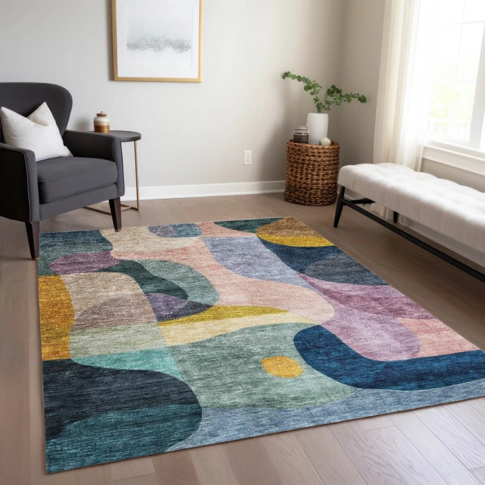 Addison Rugs Chantille Green ACN1119 8ft. x 10ft. Rect. Rug