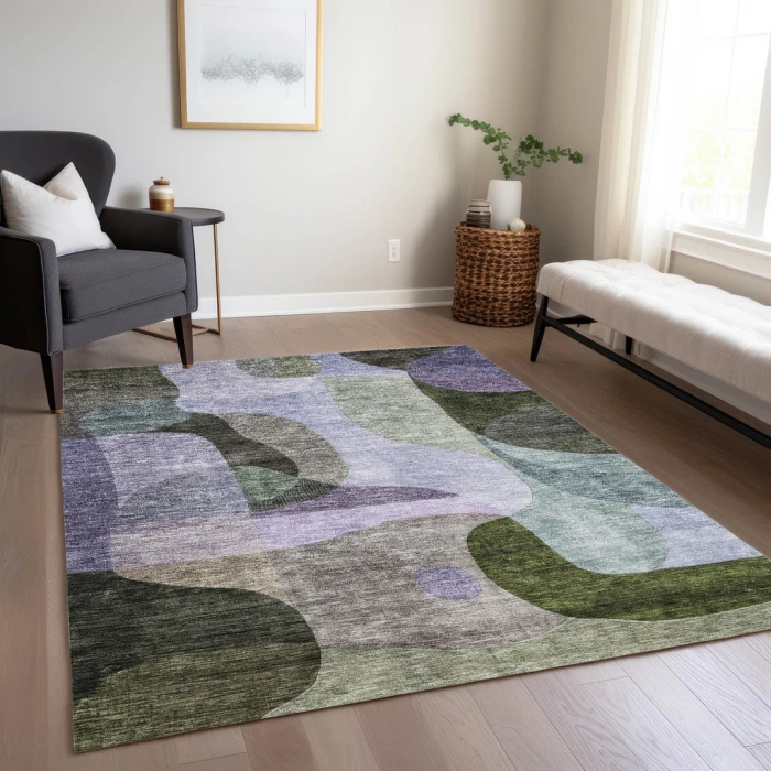 Addison Rugs Chantille Green ACN1119 8ft. x 10ft. Rect. Rug
