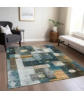 Addison Rugs Chantille Teal ACN1123 5ft. x 7ft.6in. Rect. Rug
