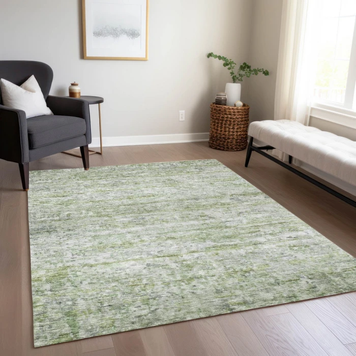 Addison Rugs Chantille Green ACN1127 5ft. x 7ft.6in. Rect. Rug