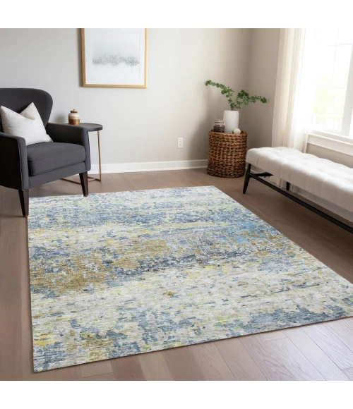 Addison Rugs Chantille Blue ACN1129 8ft. x 10ft. Rect. Rug