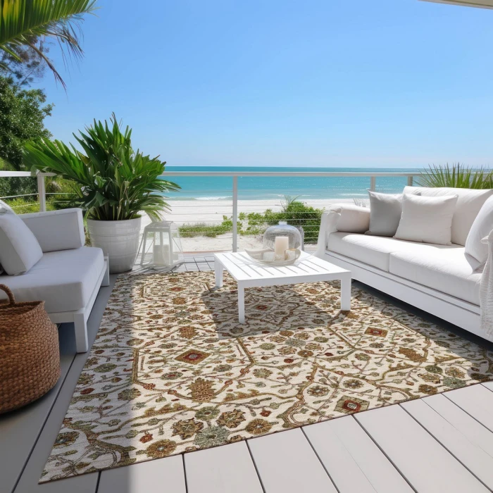 Addison Rugs Chantille Ivory ACN1130 9ft. x 12ft. Rect. Rug