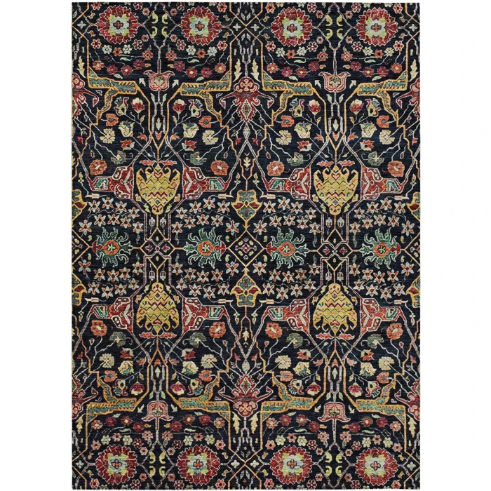 Addison Rugs Chantille Black ACN1132 5ft. x 7ft.6in. Rect. Rug